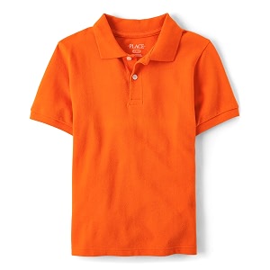 The Childrens Place Boys Short Sleeve Uniform