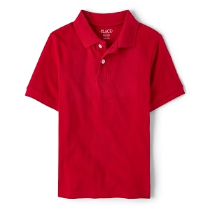 The Childrens Place Boys Short Sleeve Uniform