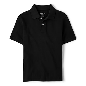 The Childrens Place Boys Short Sleeve Uniform