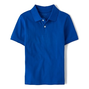 The Childrens Place Boys Short Sleeve Uniform