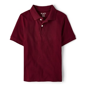 The Childrens Place Boys Short Sleeve Uniform