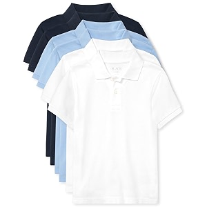 The Childrens Place Boys Short Sleeve Uniform