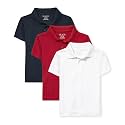 The Children's Place Boys' Short Sleeve Pique Polo, 3 Pack