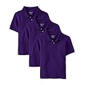 The Children's Place Boys' Short Sleeve Pique Polo, 3 Pack