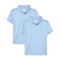 The Children's Place Boys' Short Sleeve Pique Polo, 2 Pack