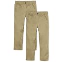 The Children's Place Boys' Stretch Relaxed Straight Chino Pants, Multipacks