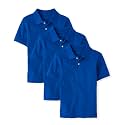 The Children's Place Boys' Short Sleeve Pique Polo, 3 Pack