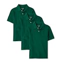 The Children's Place Boys' Short Sleeve Pique Polo, 3 Pack