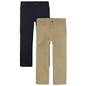 The Children's Place Boys' Stretch Relaxed Straight Chino Pants, Multipacks