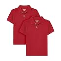 The Children's Place Boys' Short Sleeve Pique Polo, 2 Pack