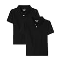 The Children's Place Boys' Short Sleeve Pique Polo, 2 Pack