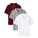 The Children's Place Boys' Short Sleeve Pique Polo, 3 Pack