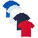 The Children's Place Boys' Short Sleeve Pique Polo, 3 Pack