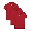 The Children's Place Boys' Short Sleeve Pique Polo, 3 Pack