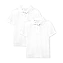 The Children's Place Boys' Short Sleeve Pique Polo, 2 Pack