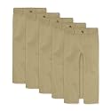 The Children's Place Boys' Stretch Relaxed Straight Chino Pants, Multipacks