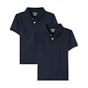 The Children's Place Boys' Short Sleeve Pique Polo, 2 Pack