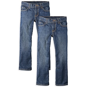 The Childrens Place Boys Bootcut Jeans 2-Pack