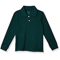 The Children's Place boys Long Sleeve Pique Polo