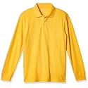 The Children's Place boys Long Sleeve Pique Polo