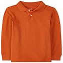 The Children's Place boys Long Sleeve Pique Polo