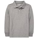 The Children's Place boys Long Sleeve Pique Polo