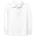 The Children's Place boys Long Sleeve Pique Polo