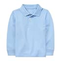 The Children's Place boys Long Sleeve Pique Polo