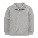 The Children's Place boys Long Sleeve Pique Polo