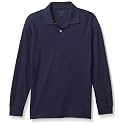 The Children's Place boys Long Sleeve Pique Polo