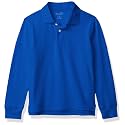 The Children's Place boys Long Sleeve Pique Polo