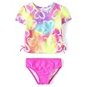 The Children's Place Boys and Toddler Short Sleeve Rashguard Swimset