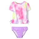 The Children's Place Boys and Toddler Short Sleeve Rashguard Swimset