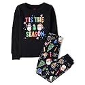 The Children's Place Family Matching Christmas Pajama Sets, Cotton