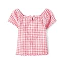 The Children's Place Girls' Smocked Short Sleeve Tops