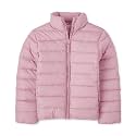 The Children's Place Girls' Medium Weight Wind-Resistant, Water-Resistant Puffer Jacket
