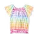 The Children's Place Girls' Smocked Short Sleeve Tops