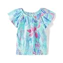 The Children's Place Girls' Smocked Short Sleeve Tops