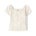 The Children's Place Girls' Smocked Short Sleeve Tops