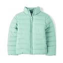 The Children's Place Girls' Medium Weight Wind-Resistant, Water-Resistant Puffer Jacket