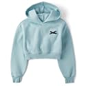 The Children's Place Girls' Active Long Sleeve Hooded Sweatshirt