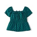 The Children's Place Girls' Smocked Short Sleeve Tops