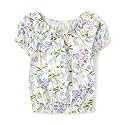 The Children's Place Girls' Smocked Short Sleeve Tops
