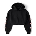 The Children's Place Girls' Active Long Sleeve Hooded Sweatshirt