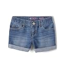The Children's Place Girls Denim Shortie Shorts
