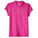 The Children's Place Girls Short Sleeve Ruffle Pique Polo