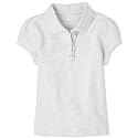 The Children's Place Girls Short Sleeve Ruffle Pique Polo