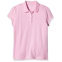 The Children's Place Girls Short Sleeve Ruffle Pique Polo