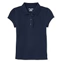 The Children's Place Girls Short Sleeve Ruffle Pique Polo