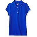 The Children's Place Girls Short Sleeve Ruffle Pique Polo
